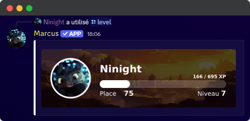 Aperçu de Niveaux & Récompenses