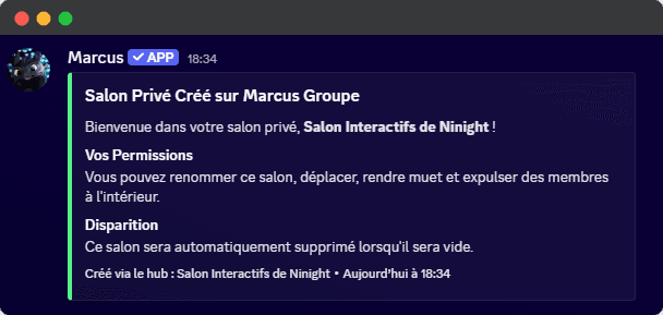 Aperçu de Salons Vocaux Intelligents